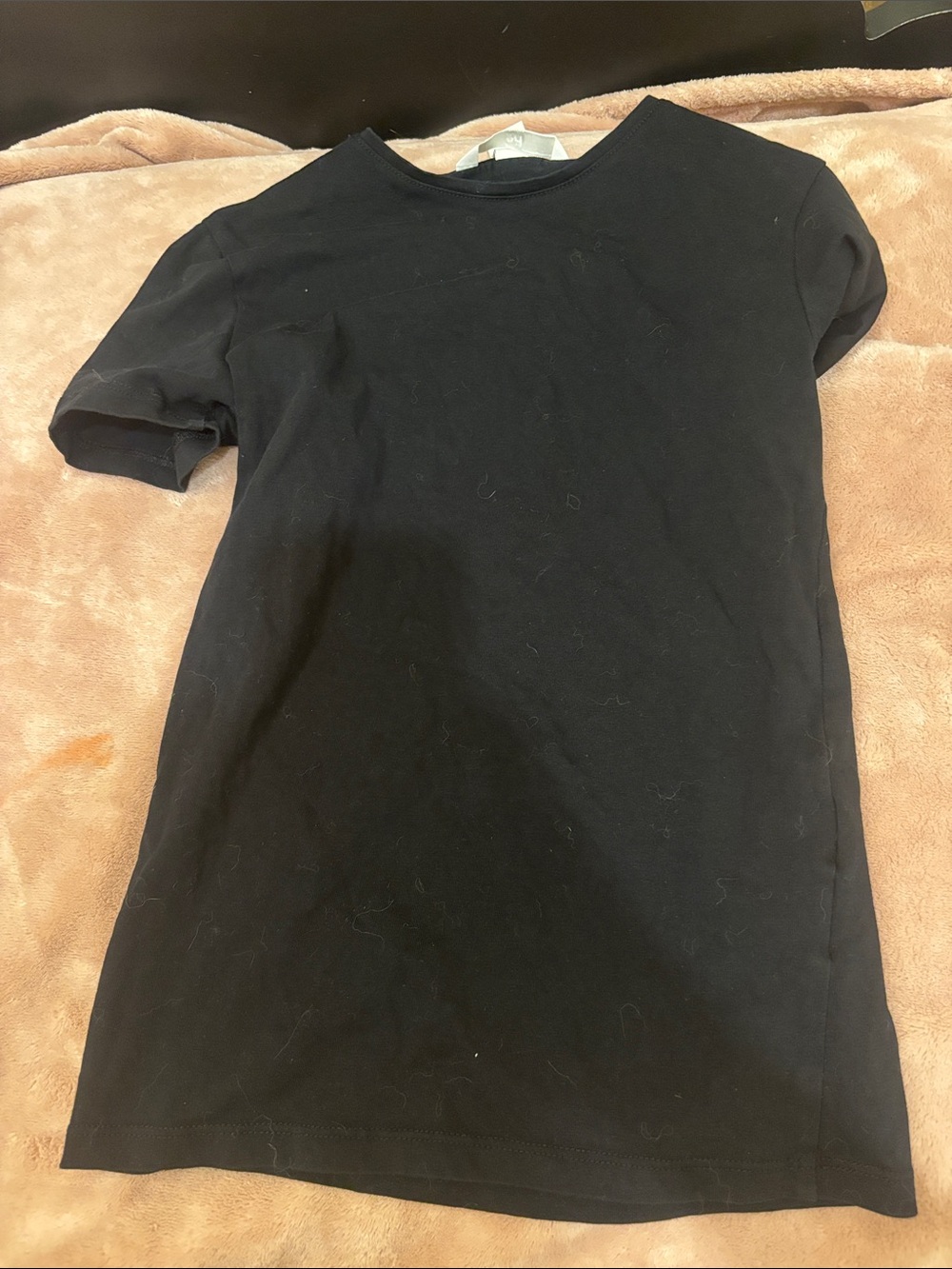 H&M Black Short Sleeve Crew Neck Tee